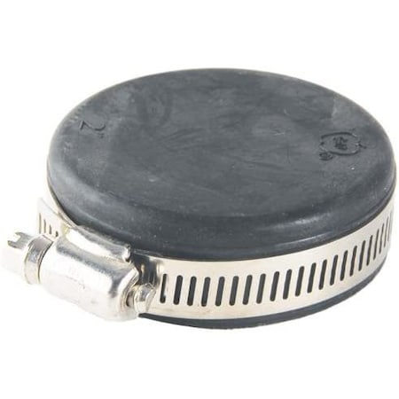 Avalon Rubber Jim Cap With Stainless Steel Hose Clamp 3 1601-3